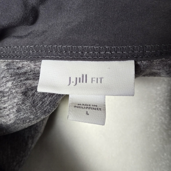 J Jill Fit Lightweight Gray Anorak Jacket Size L - Picture 4 of 8